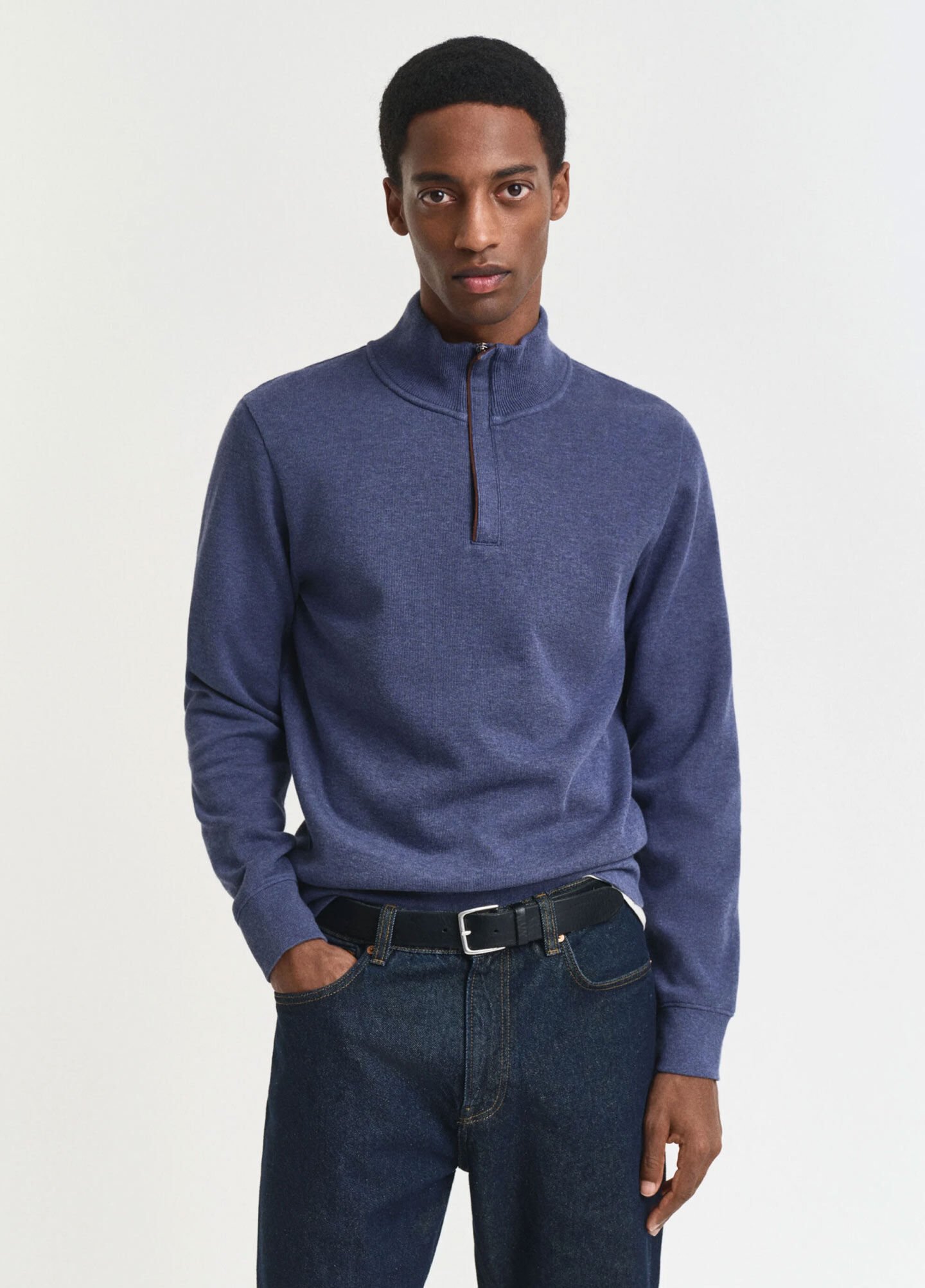 Sacker Rib Half-Zip Sweatshirt