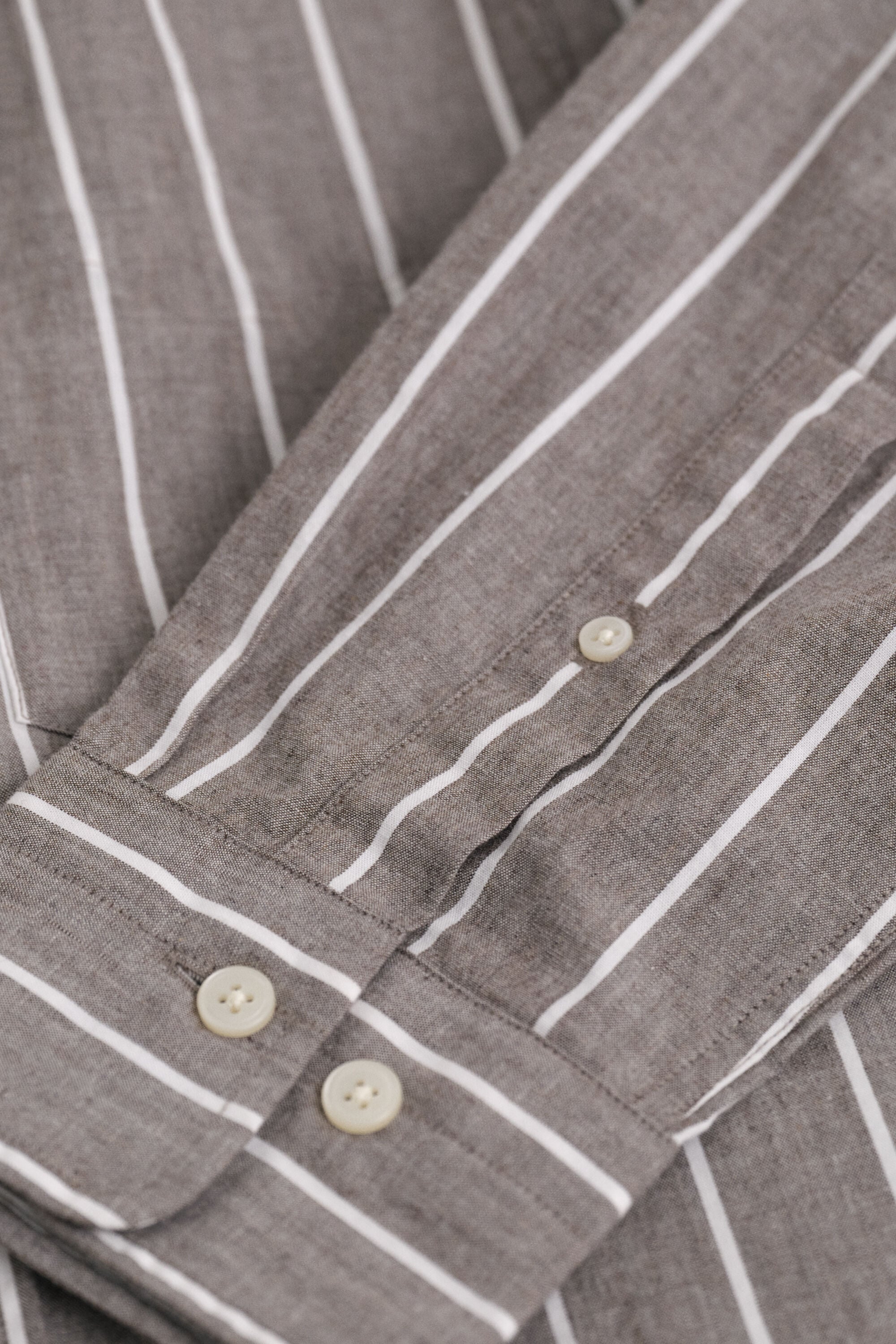 Striped Mélange Poplin Shirt