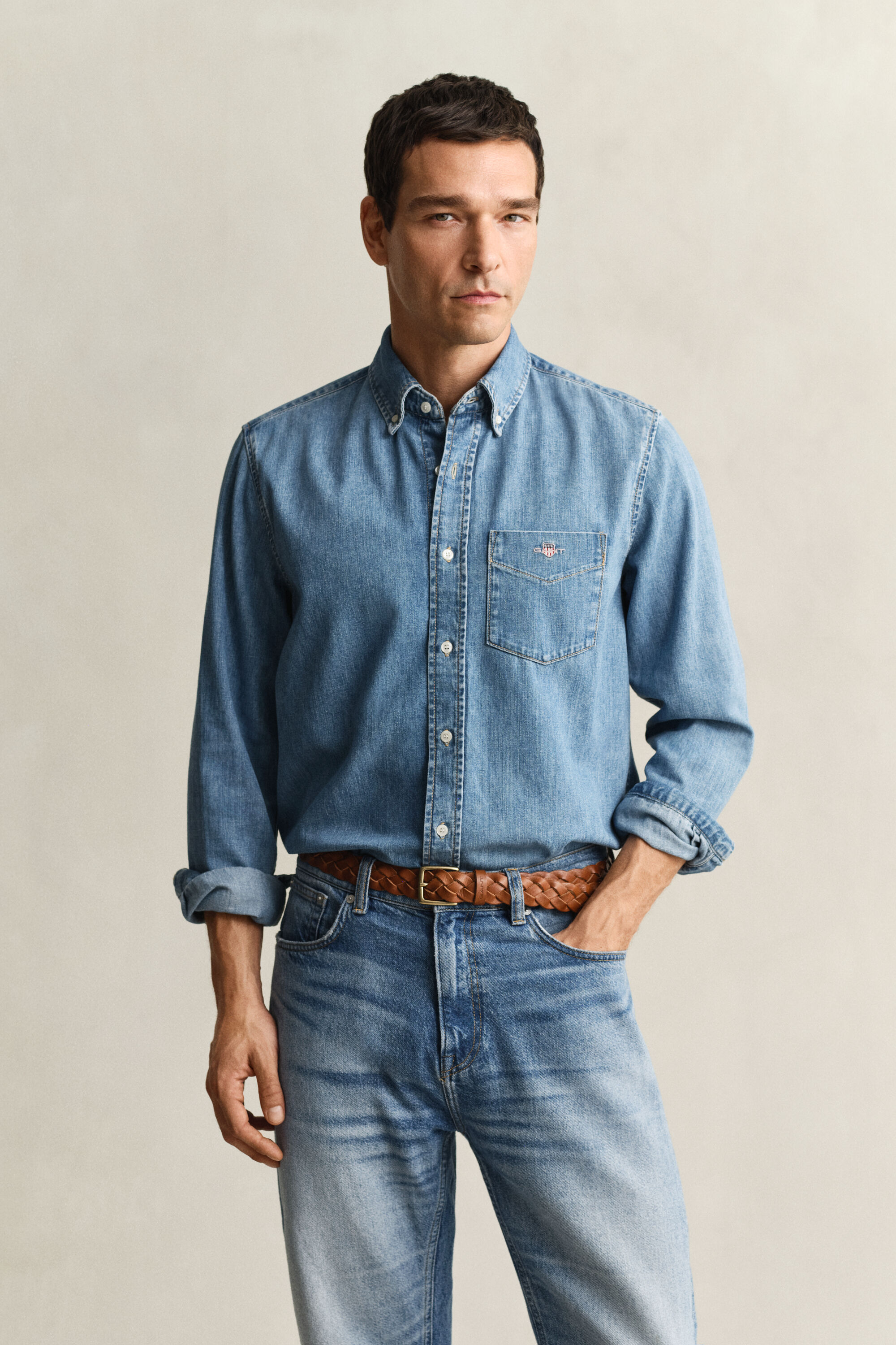 Regular Fit Denim Shirt