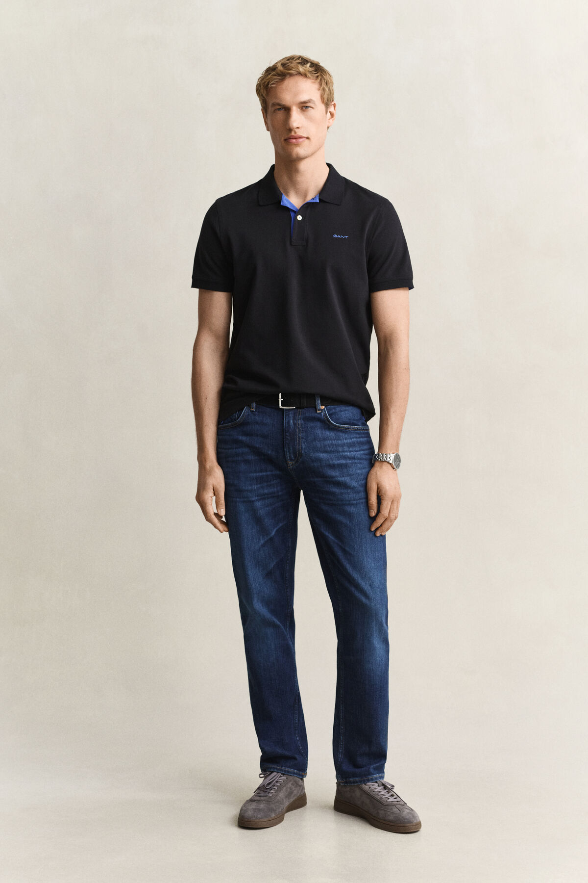 Regular Jeans — MID BLUE WORN IN