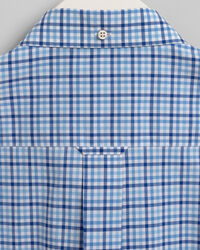 Regular Fit Short Sleeve 3-Color Gingham Broadcloth Shirt
