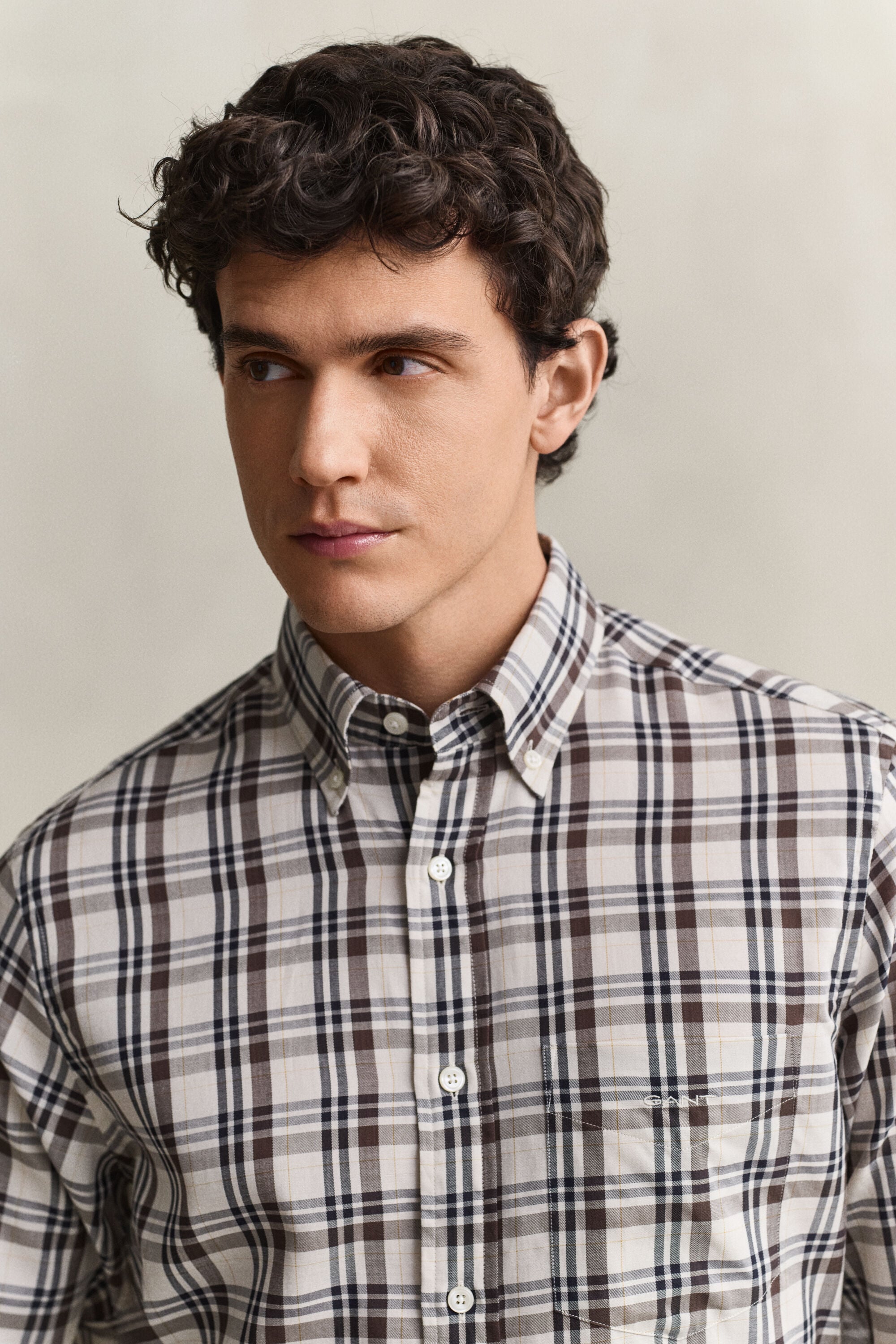 Checked Twill Shirt
