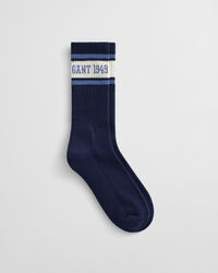 Striped Logo Sport Socks