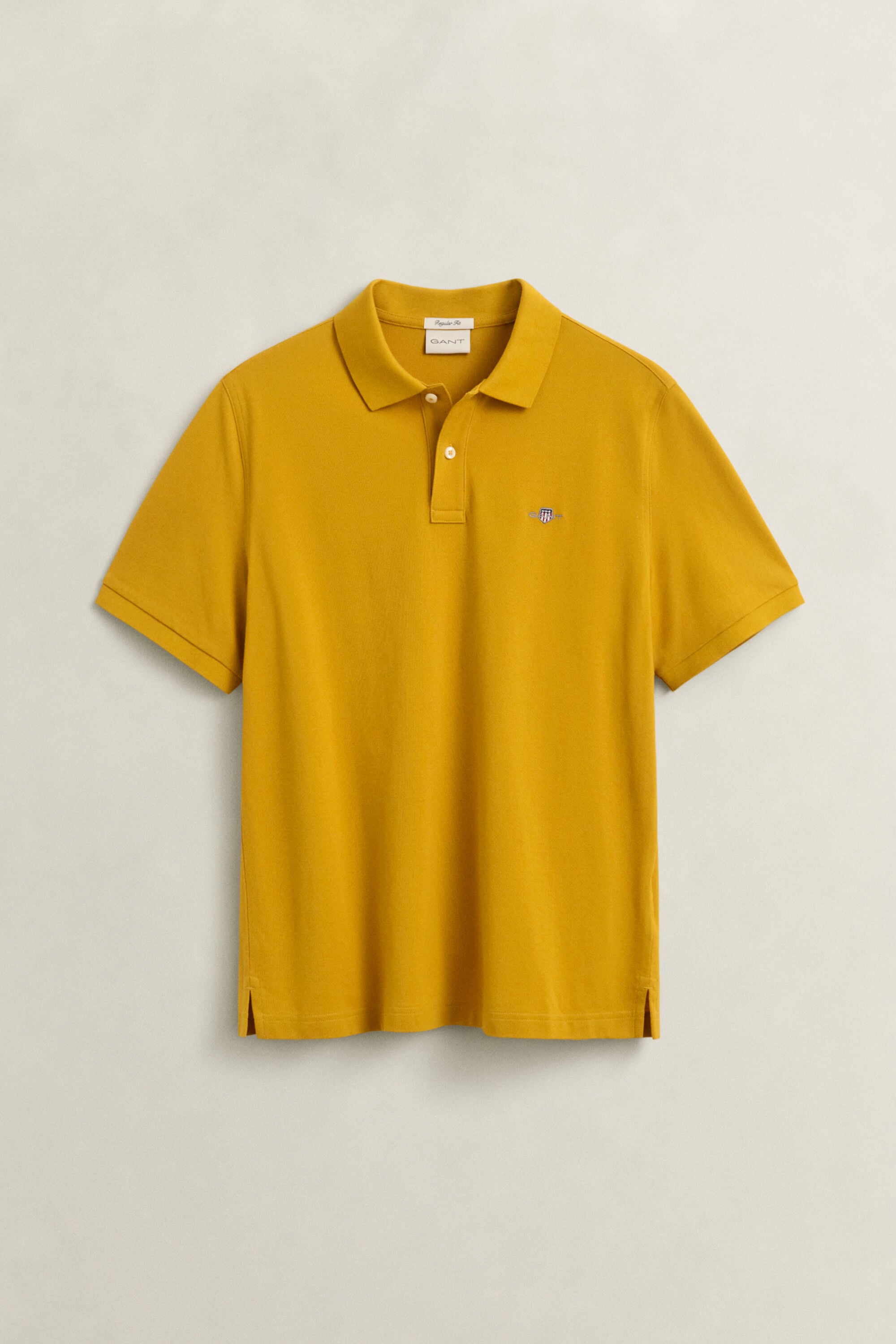 Classic Regular Polo Shirt — BURNT YELLOW
