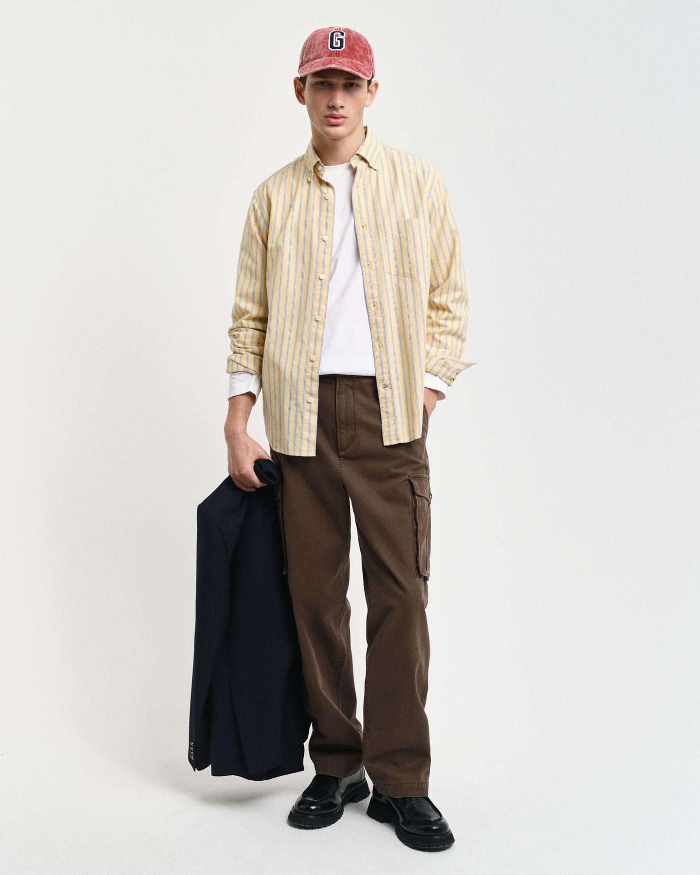 Regular Fit Cotton Twill Cargo Pants