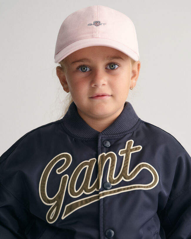 Kids Script Graphic Varsity Jacket