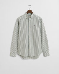 Slim Fit Striped Stretch Oxford Shirt