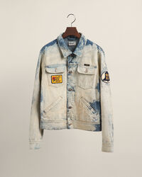 GANT x Wrangler Bleached Denim Jacket