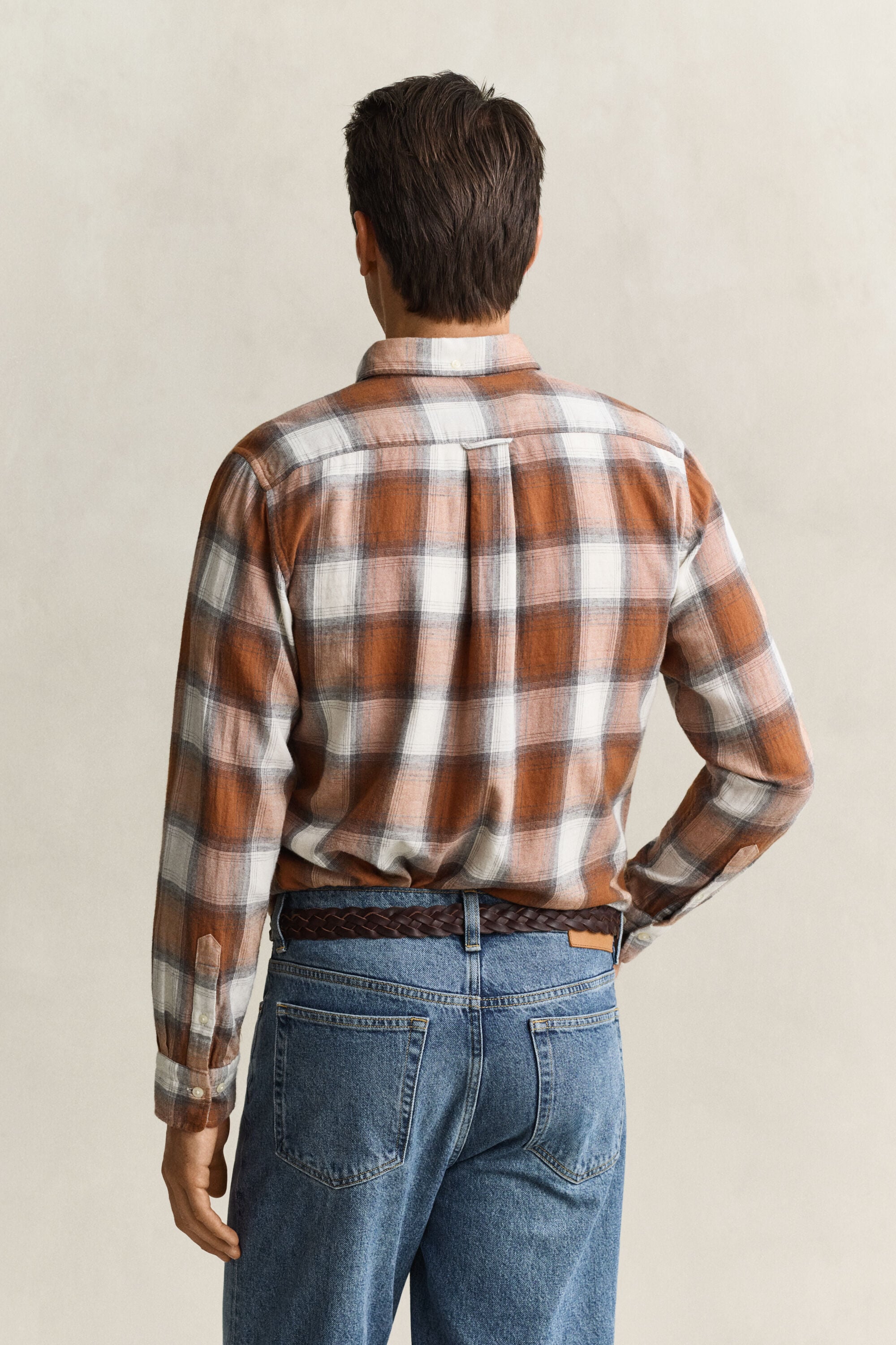Checked Windblown Flannel Shirt