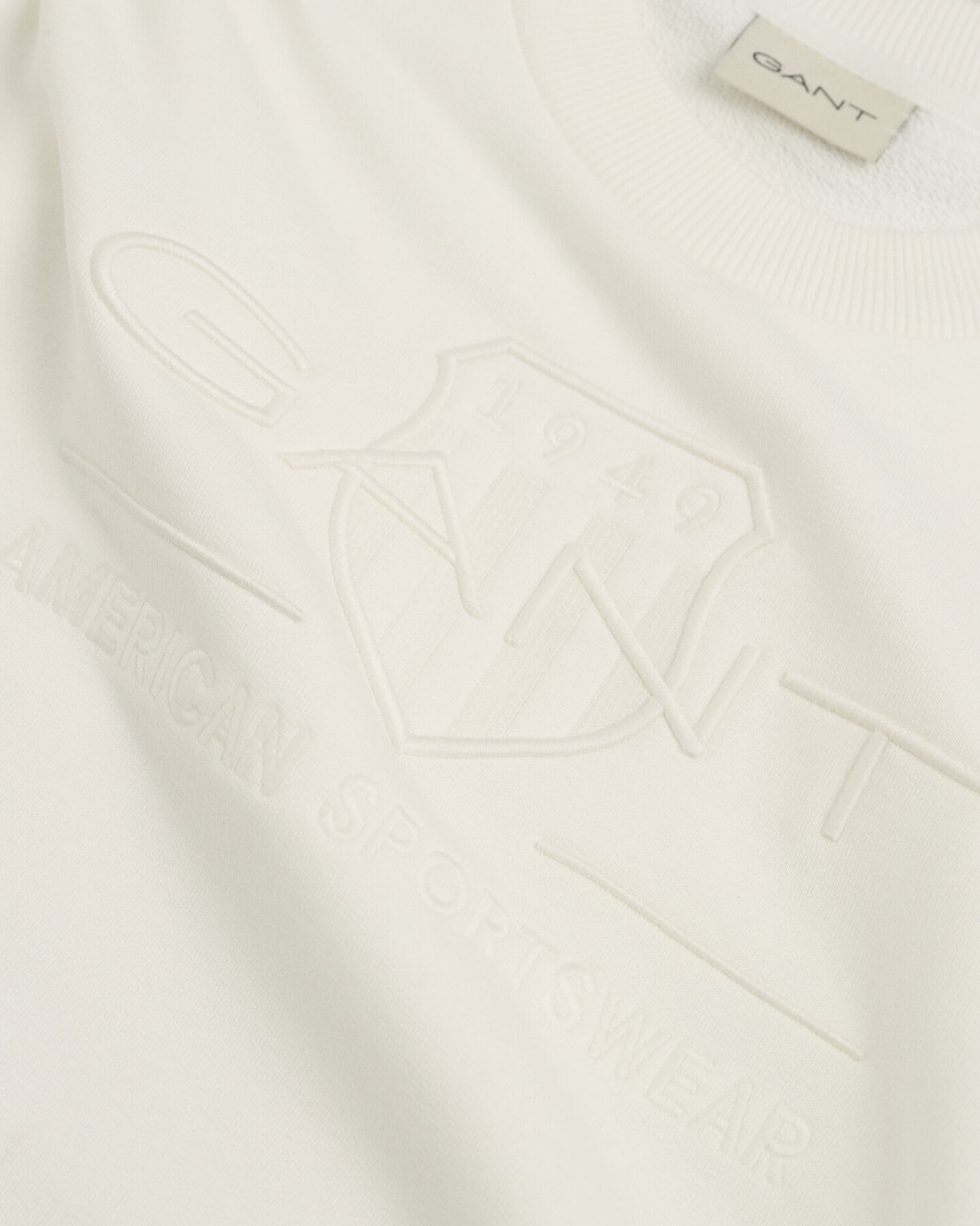 Tonal Shield Crew Neck Sweatshirt