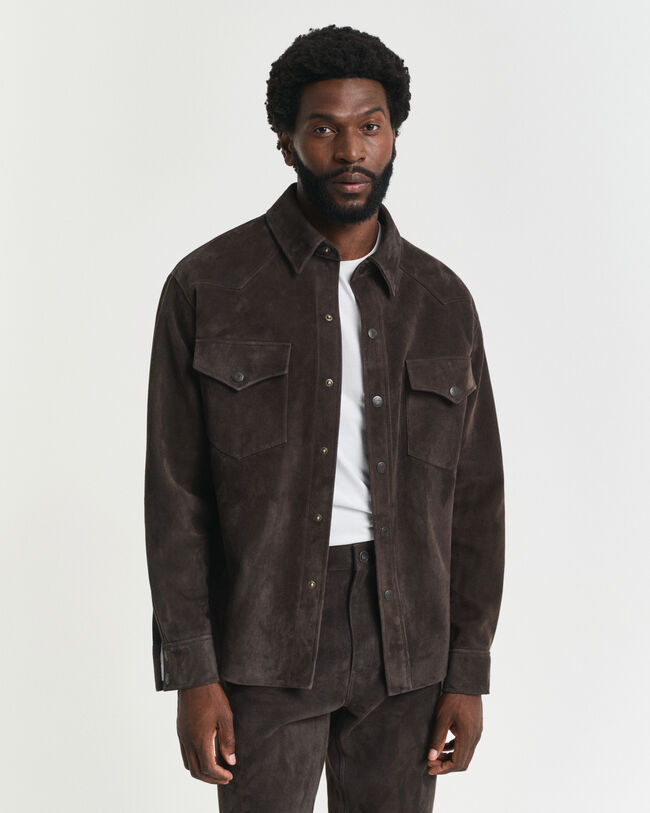 Relaxed Fit Suede Rodeo Shirt