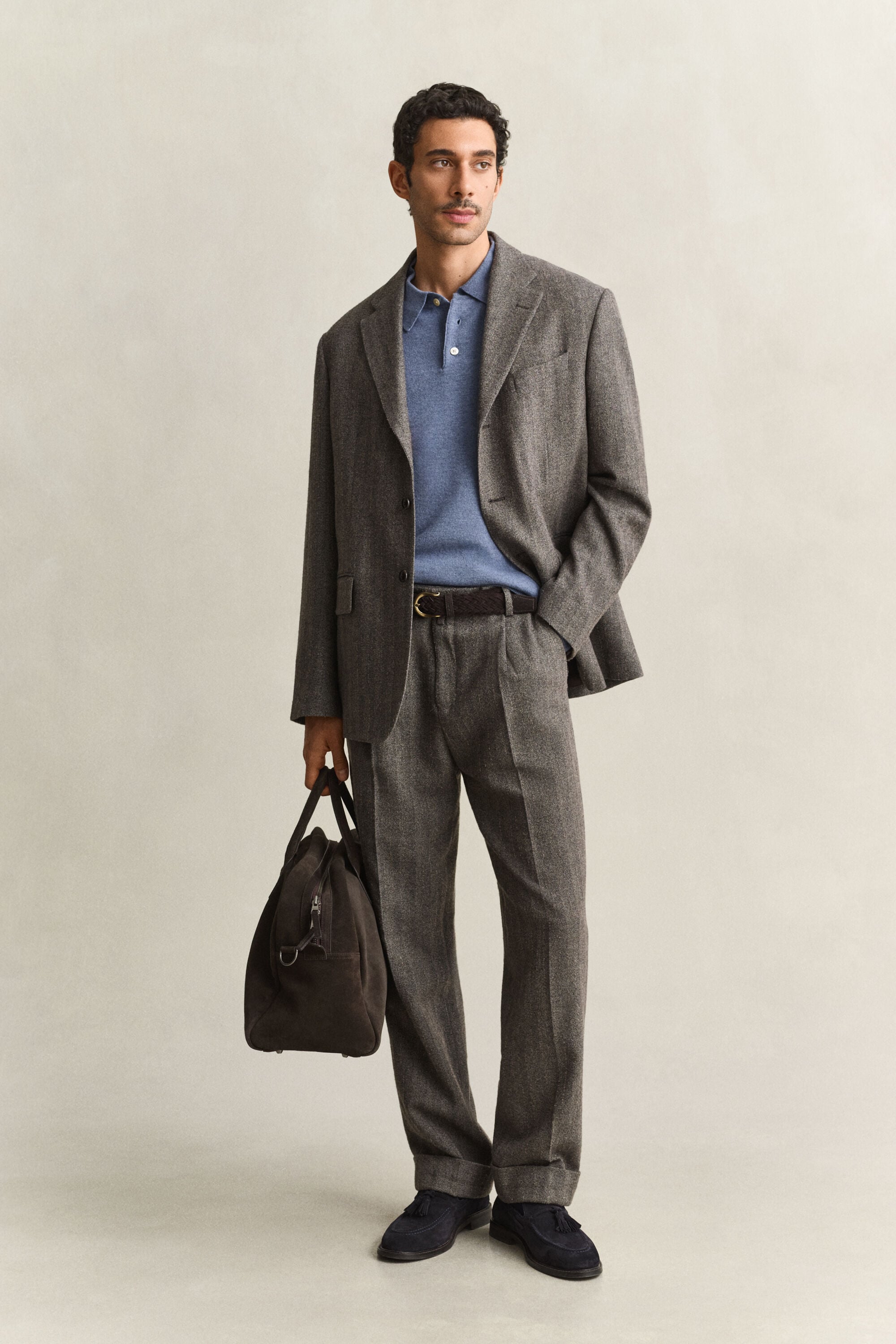 Pinstriped Suit Jacket