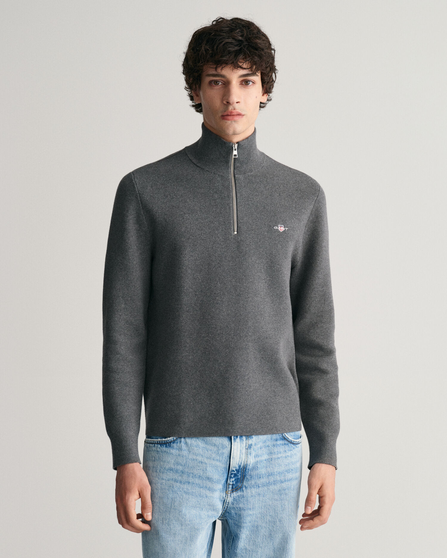 Gant half zip 2025 knit