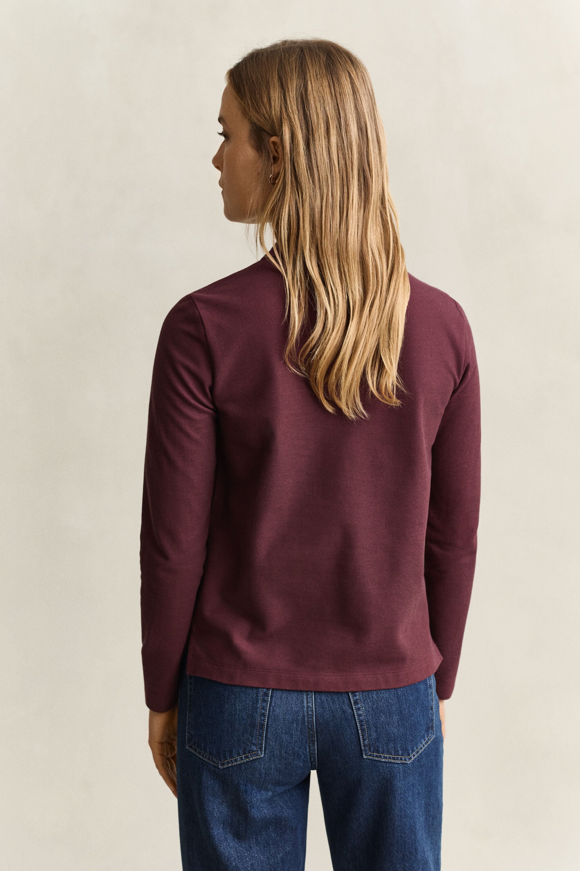 Argyle Long Sleeve Polo Shirt