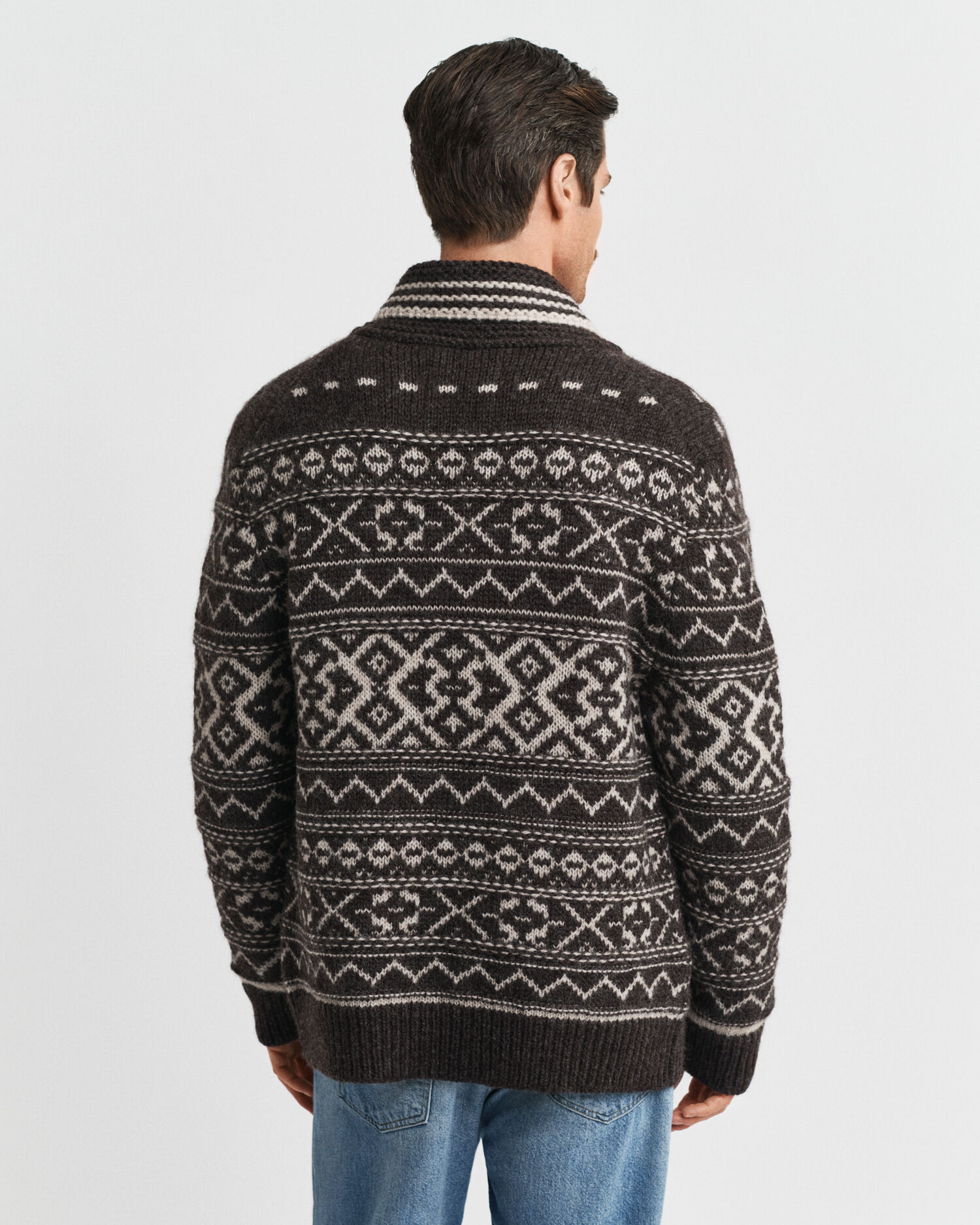 Jacquard Cardigan