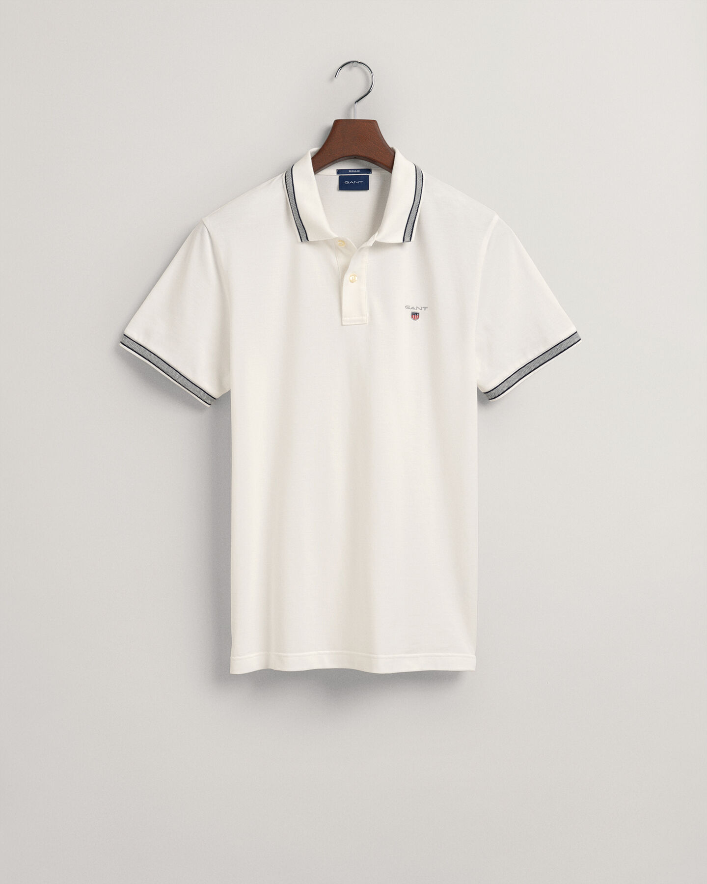 Herringbone Tipping Piqu&eacute; Polo Shirt