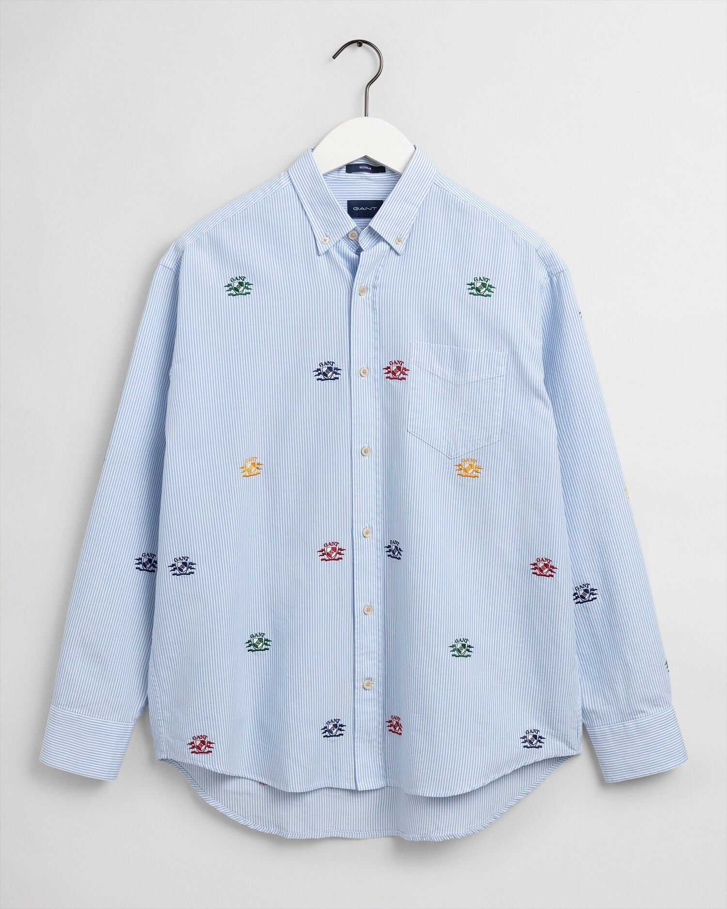 Embroidered Cotton Relaxed Shirt