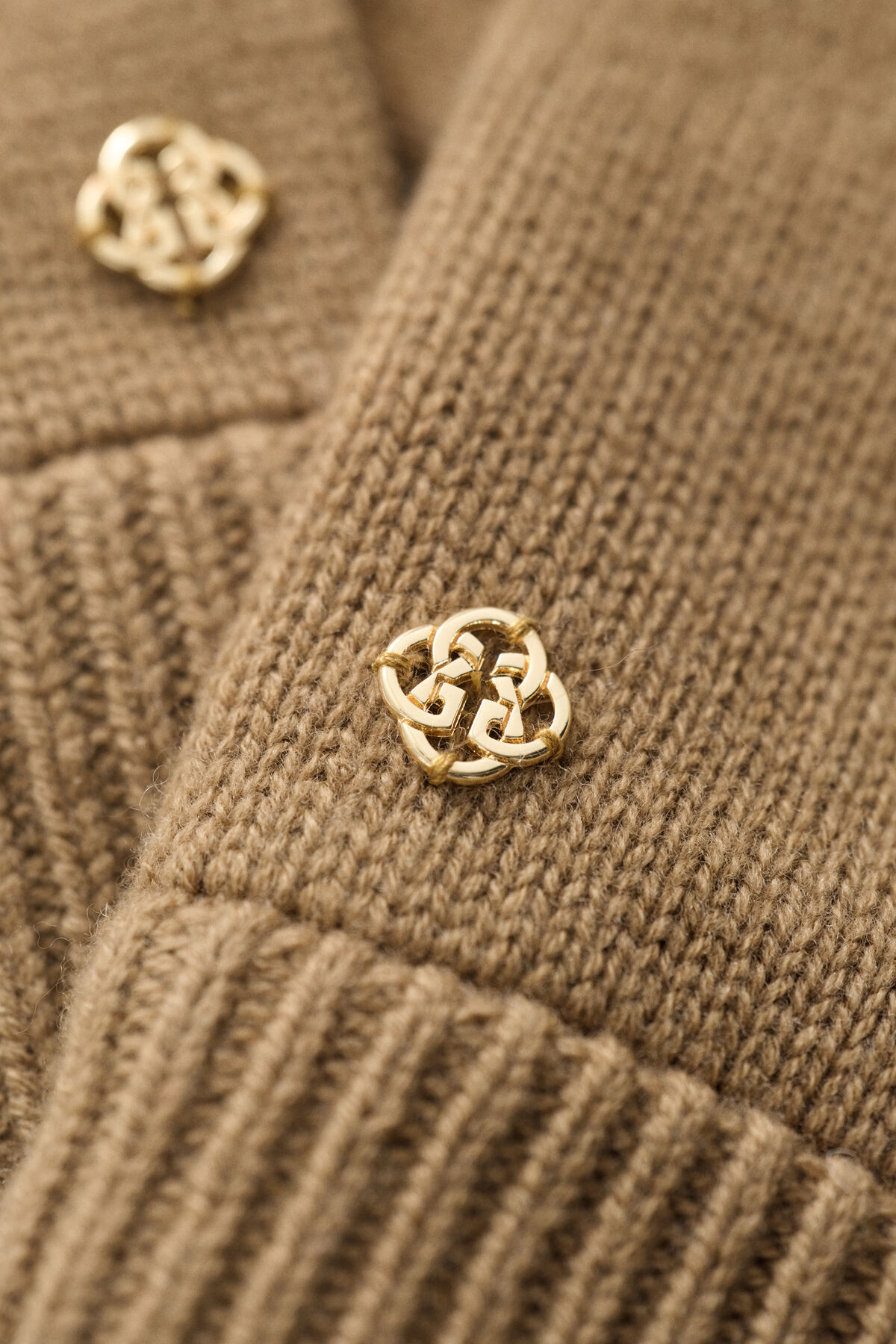 Wool Gloves — WARM KHAKI