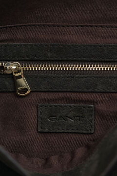Slouchy Suede Shoulder Bag — DEEP BROWN 2