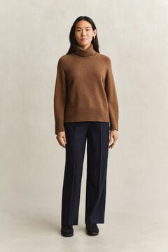 Tailored Wool Pants — EVENING BLUE 7