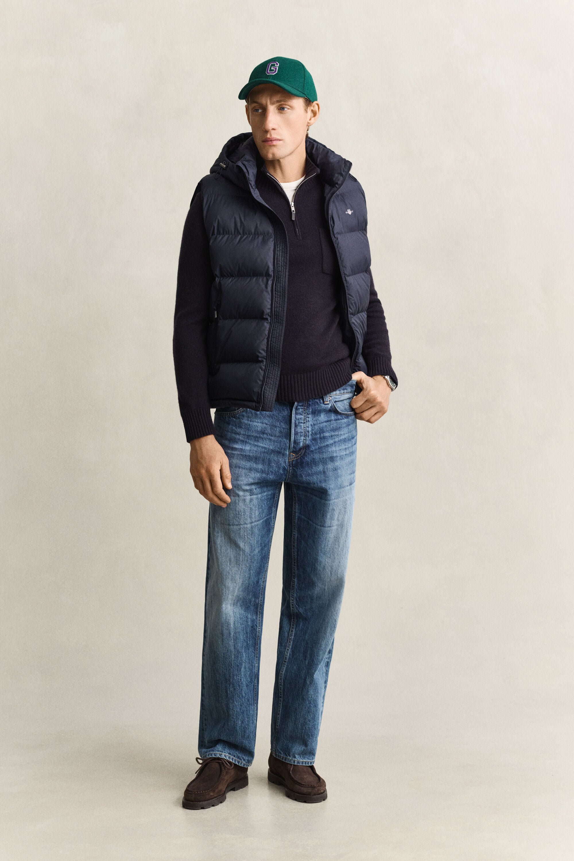 Cashmere Half-Zip Sweater