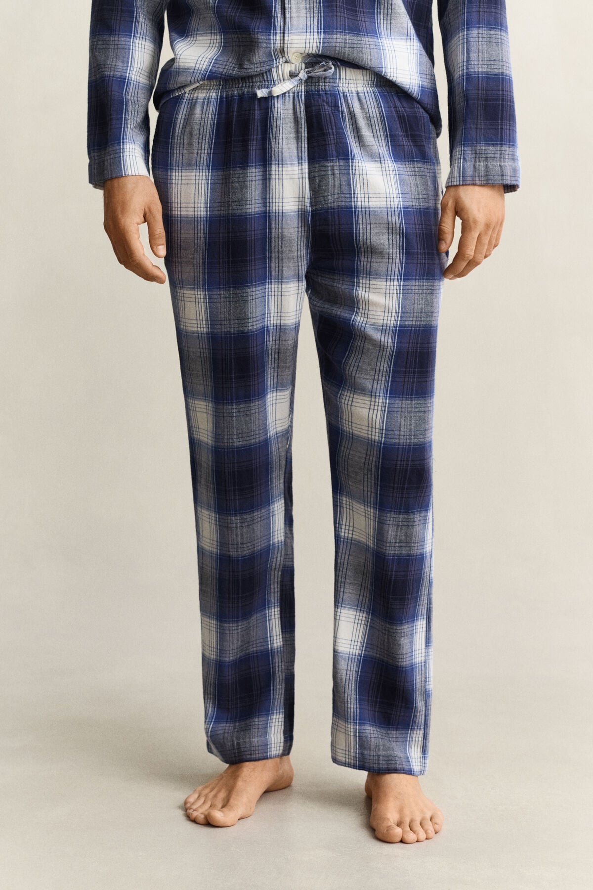 Checked Flannel Pajama Set Gift Box — MARINE