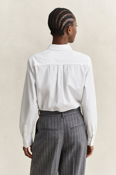 Classic Regular Poplin Shirt — WHITE 2