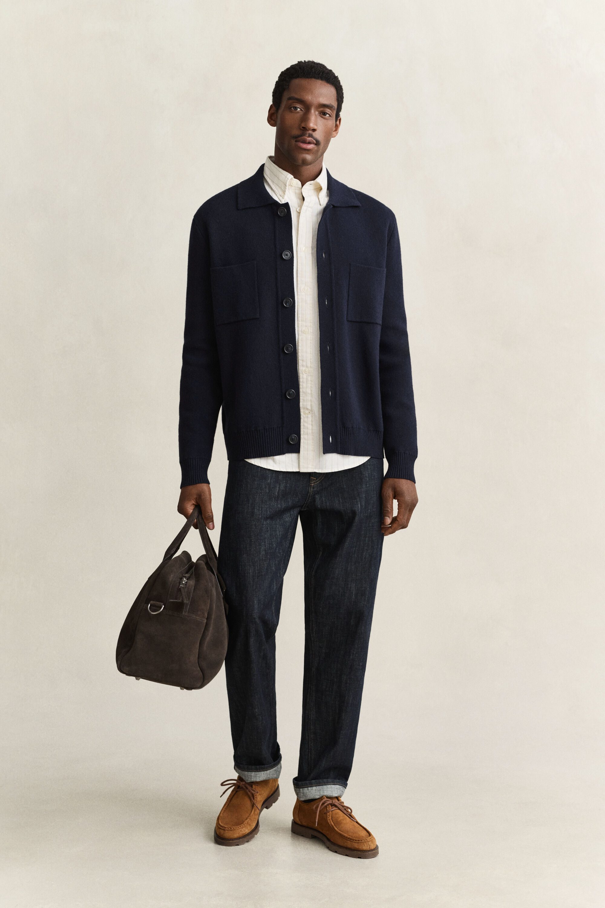 Double Knitted Overshirt