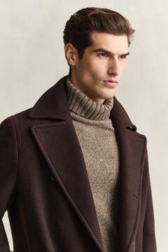 Utility Belted Coat — BLACK BROWN 3