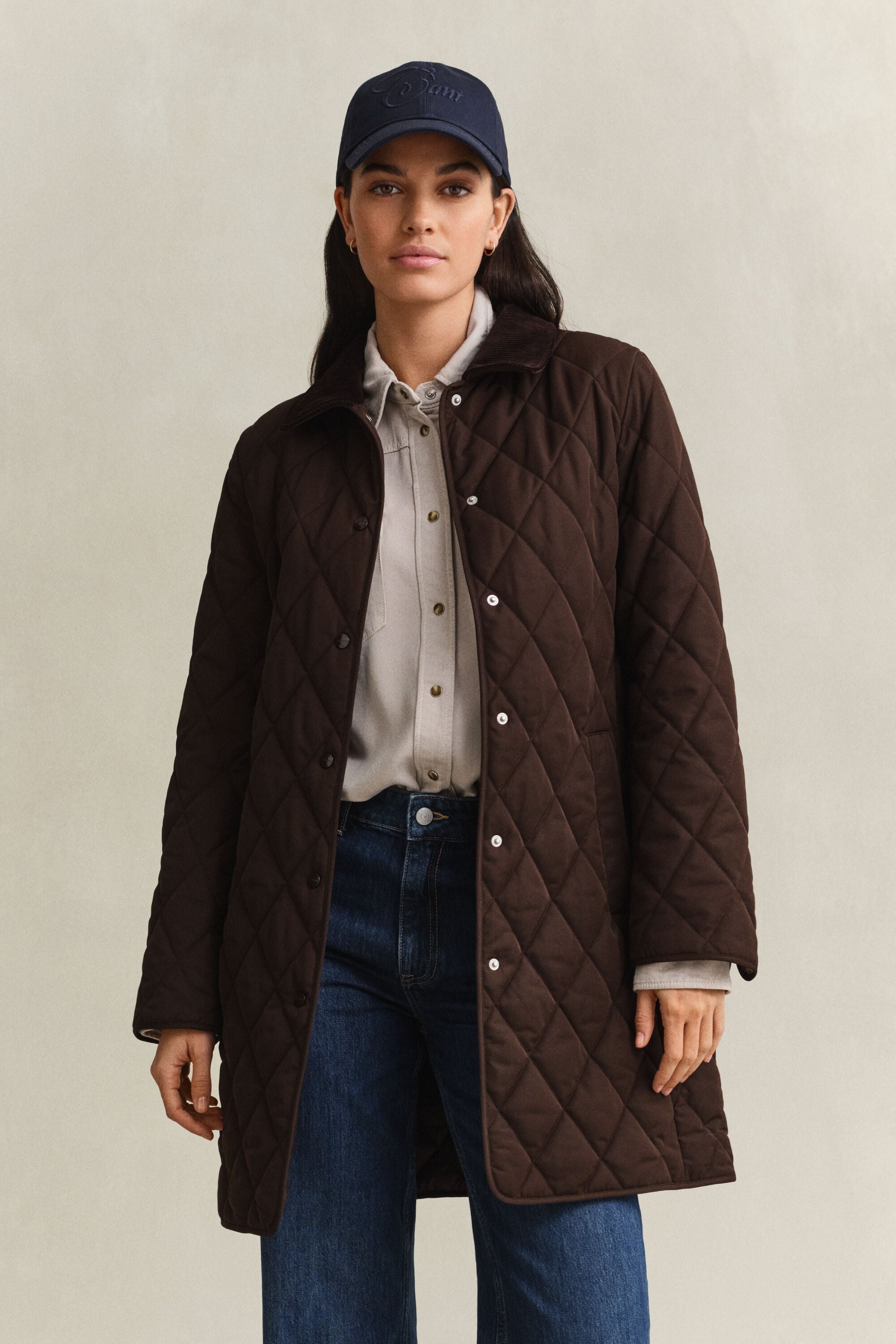 Fitted Quilted Coat