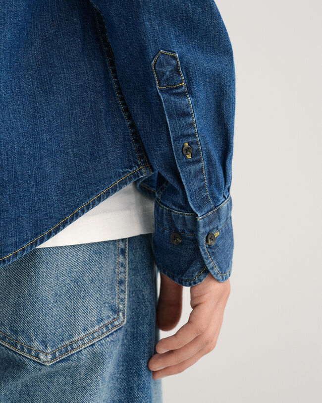 Slim Fit Denim Shirt