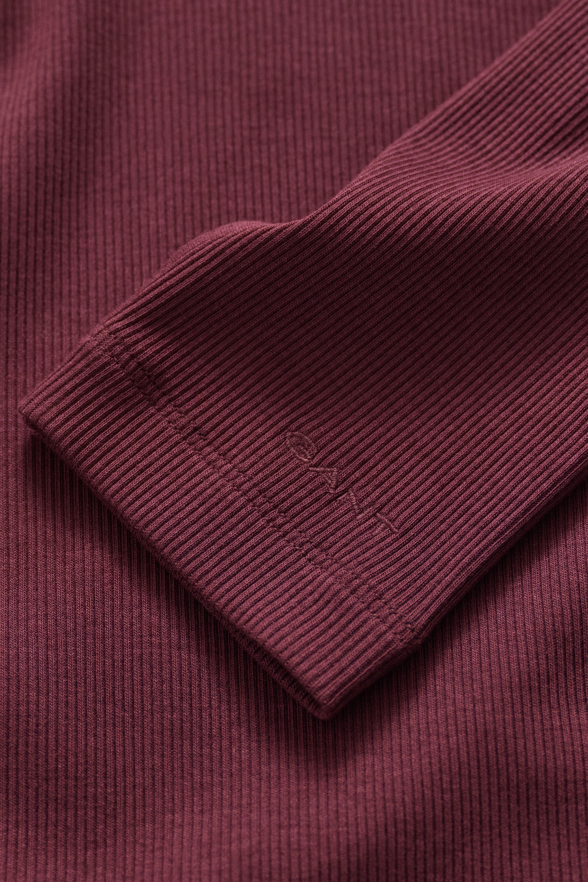 Ribbed Turtleneck Top