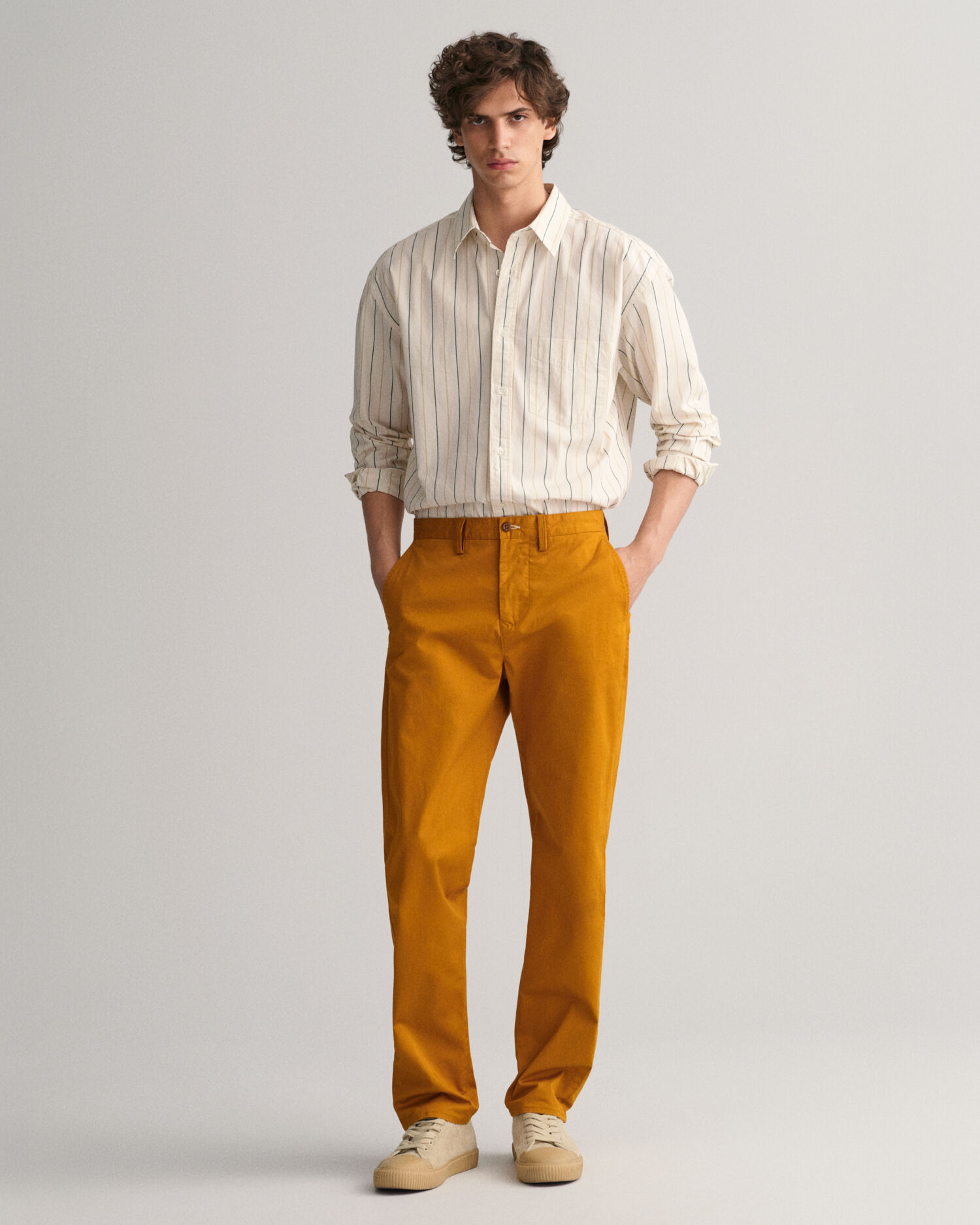 Harmont & Blaine Pants in Yellow for Men | Lyst