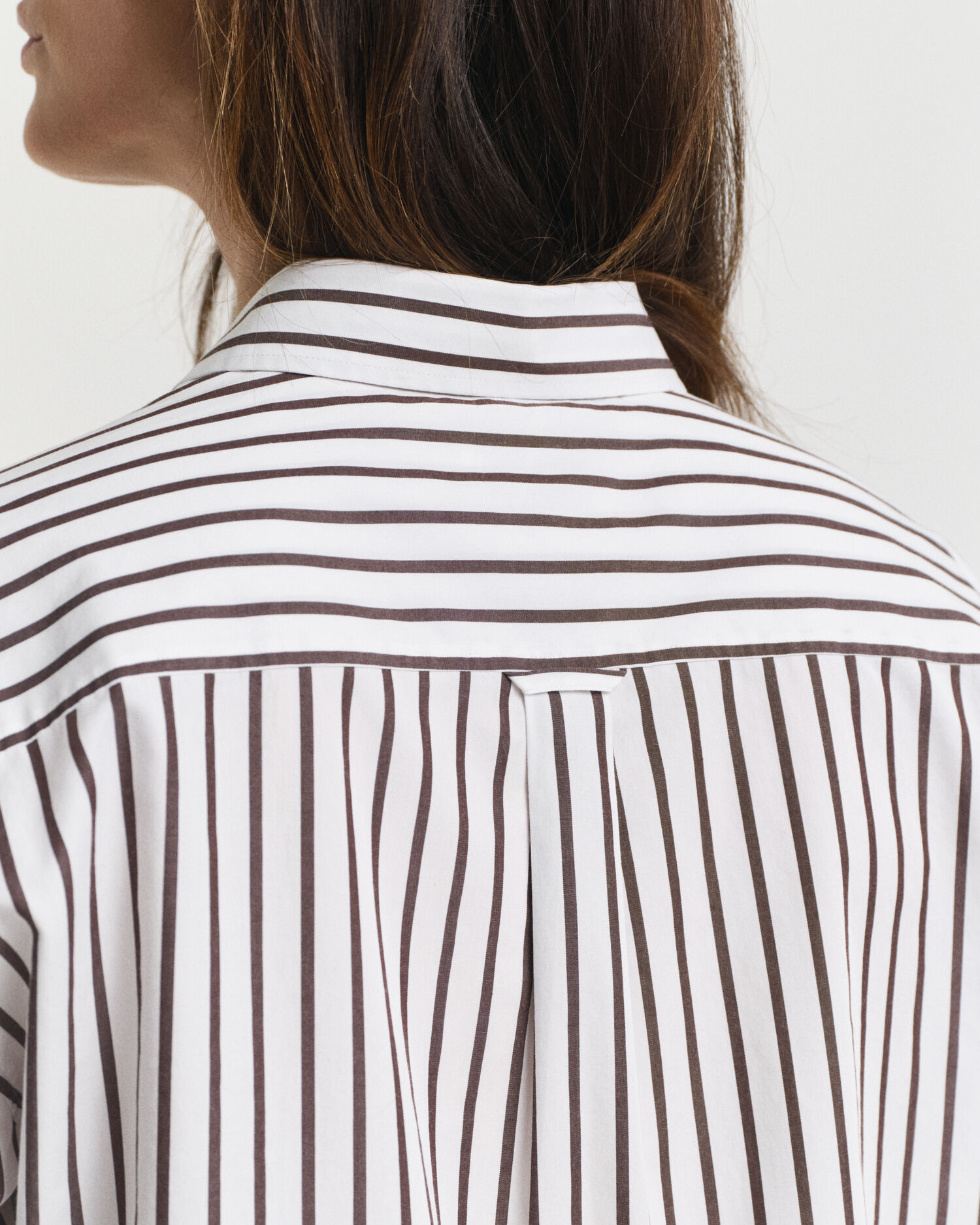 Relaxed Fit Classic Striped Poplin Shirt