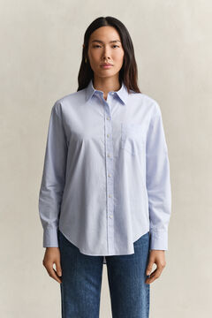 Relaxed Fit Classic Poplin Shirt — LIGHT BLUE 8