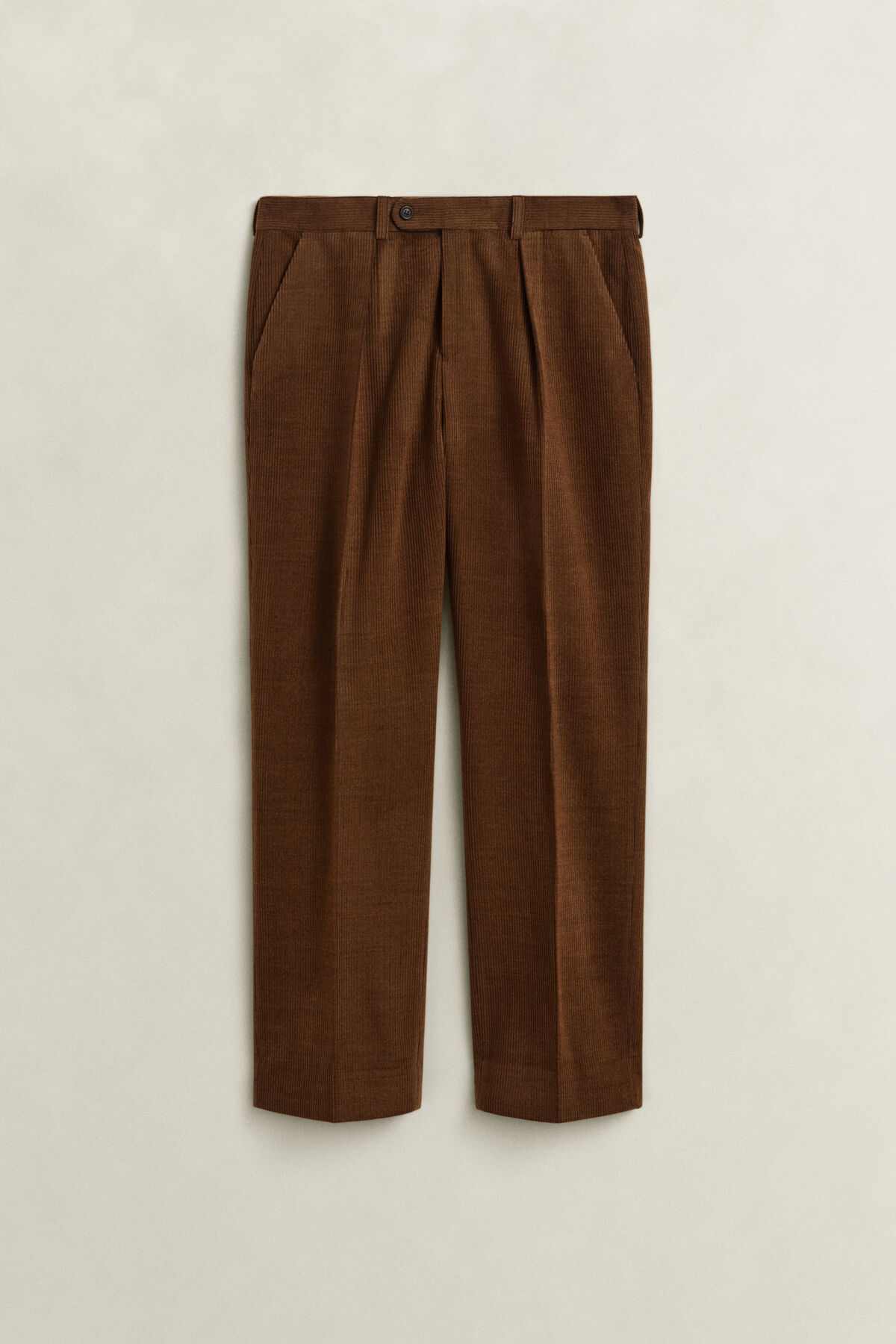Gant x Yale Wool Corduroy Suit Pants — MAHOGANY BROWN