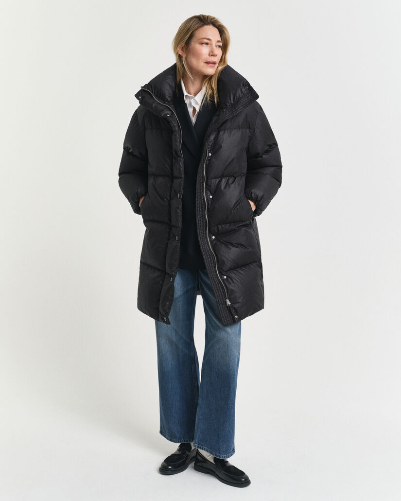 Relaxed Fit Down Coat