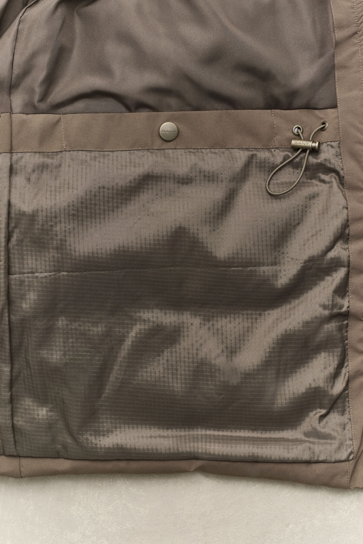 Down Parka — FADED TAUPE