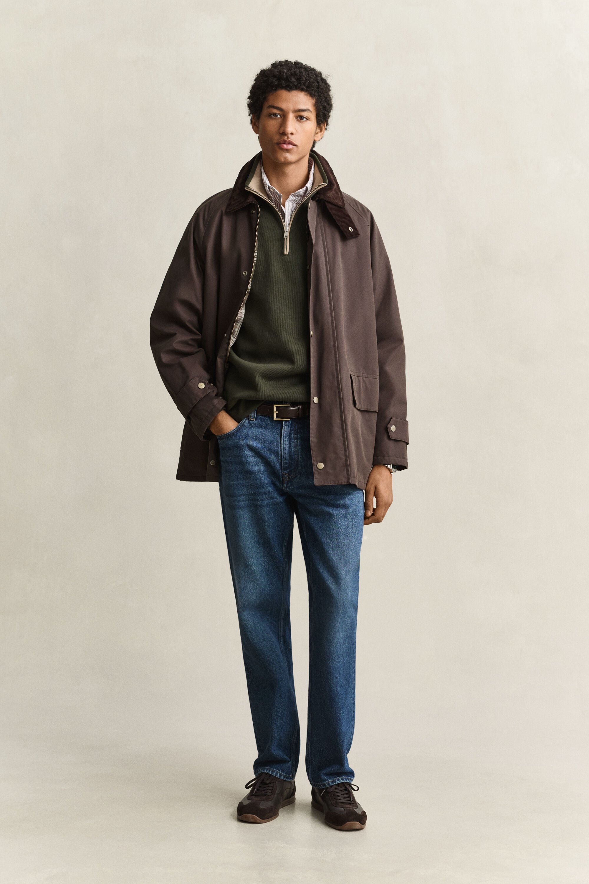 Sacker Rib Half-Zip Sweatshirt