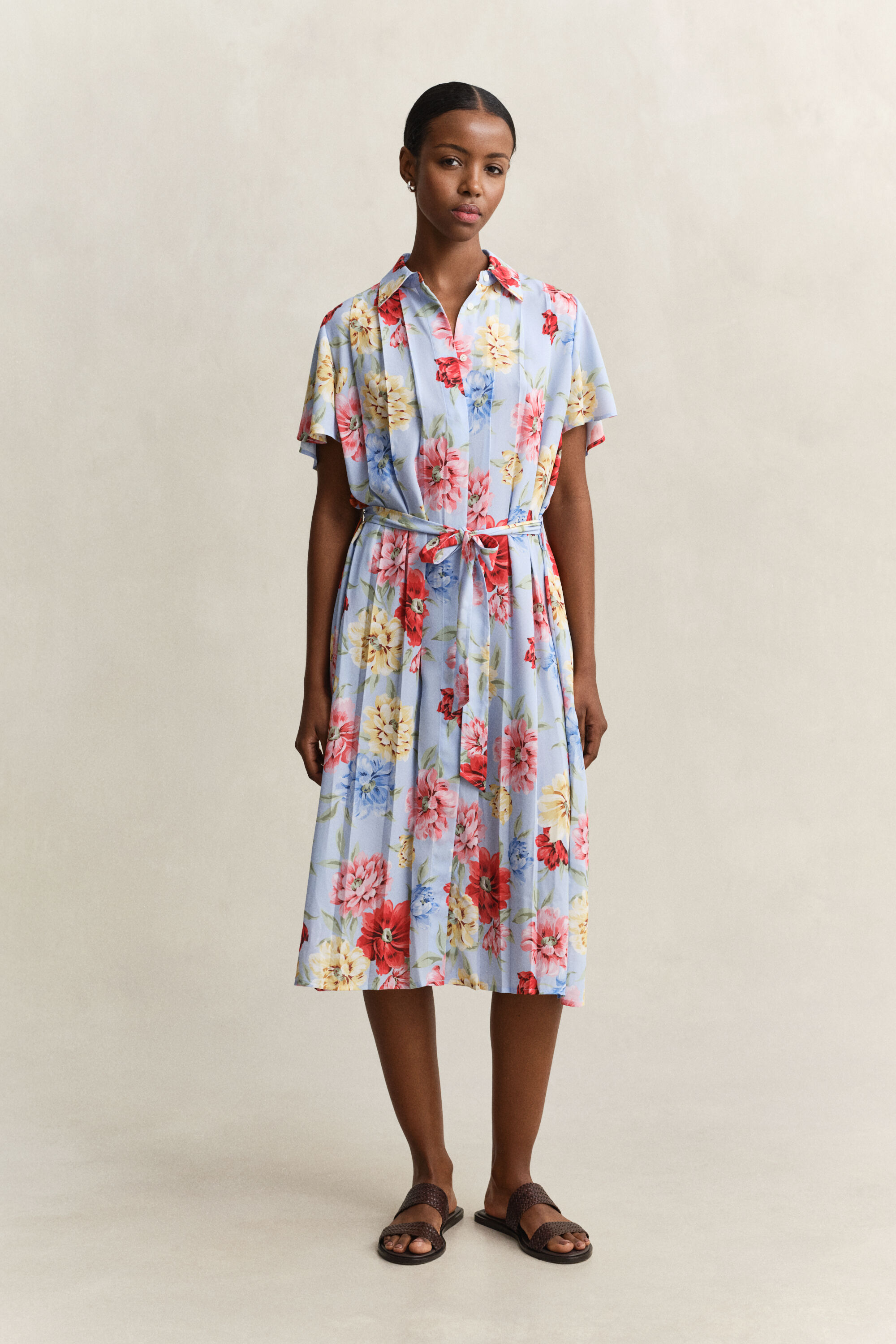 Floral Shirt Dress