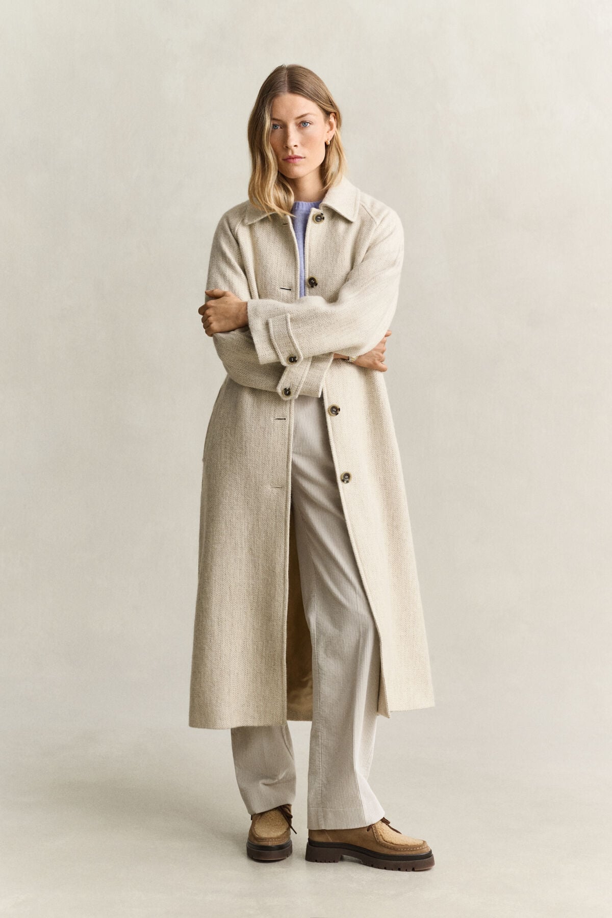 Balmacaan Coat — SOFT OAT