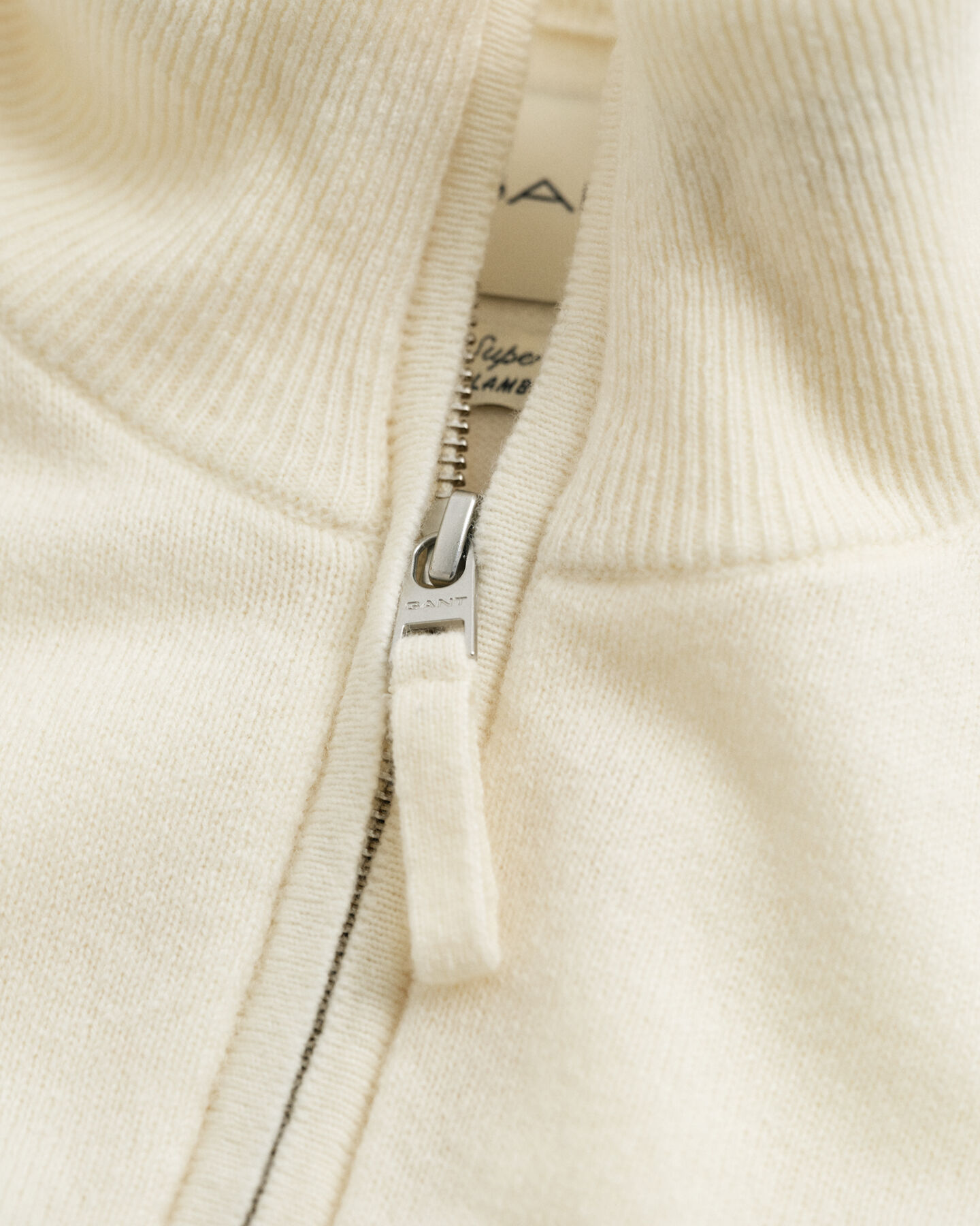 Superfine Lambswool Half-Zip Sweater
