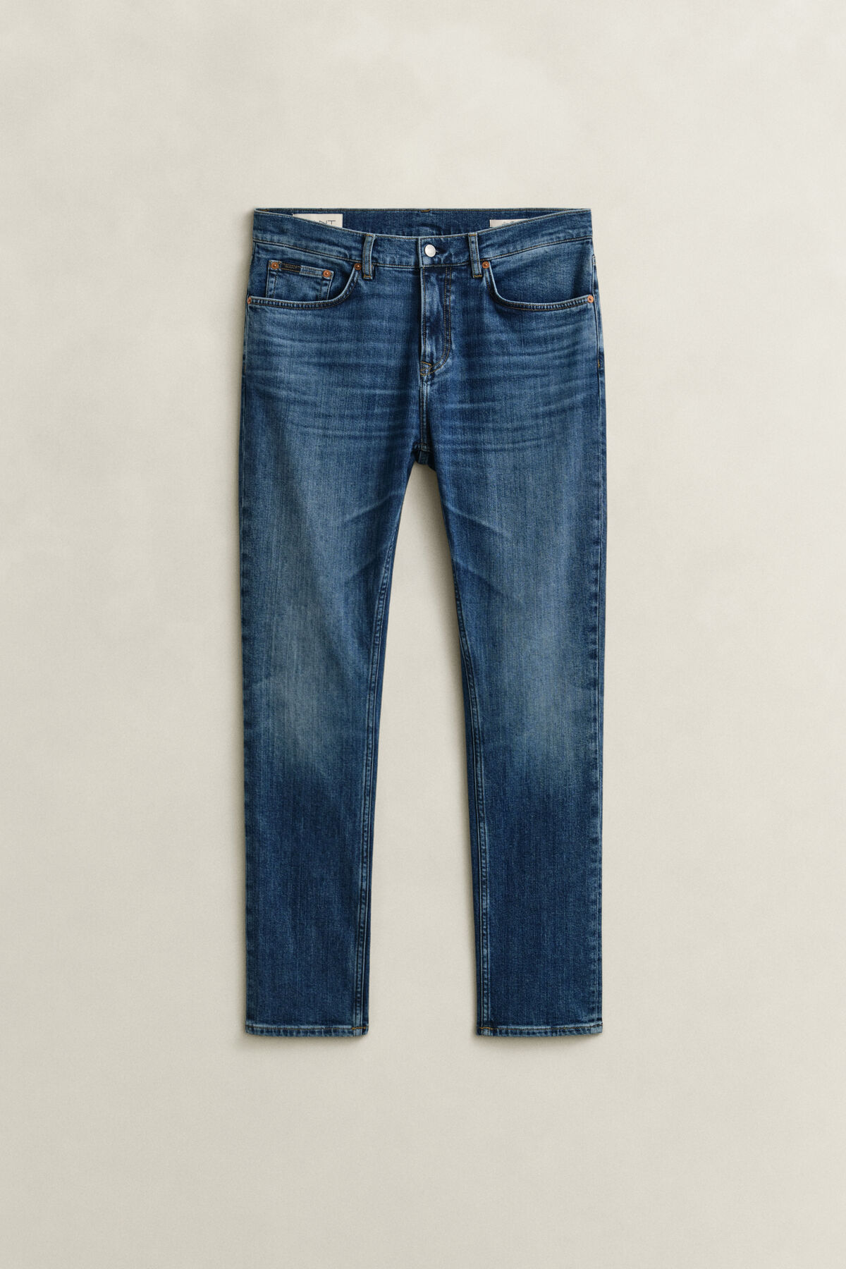 Slim Jeans — MID BLUE BROKEN IN