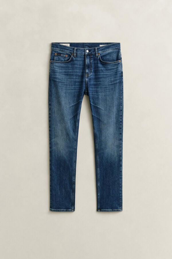 Slim Jeans — MID BLUE BROKEN IN