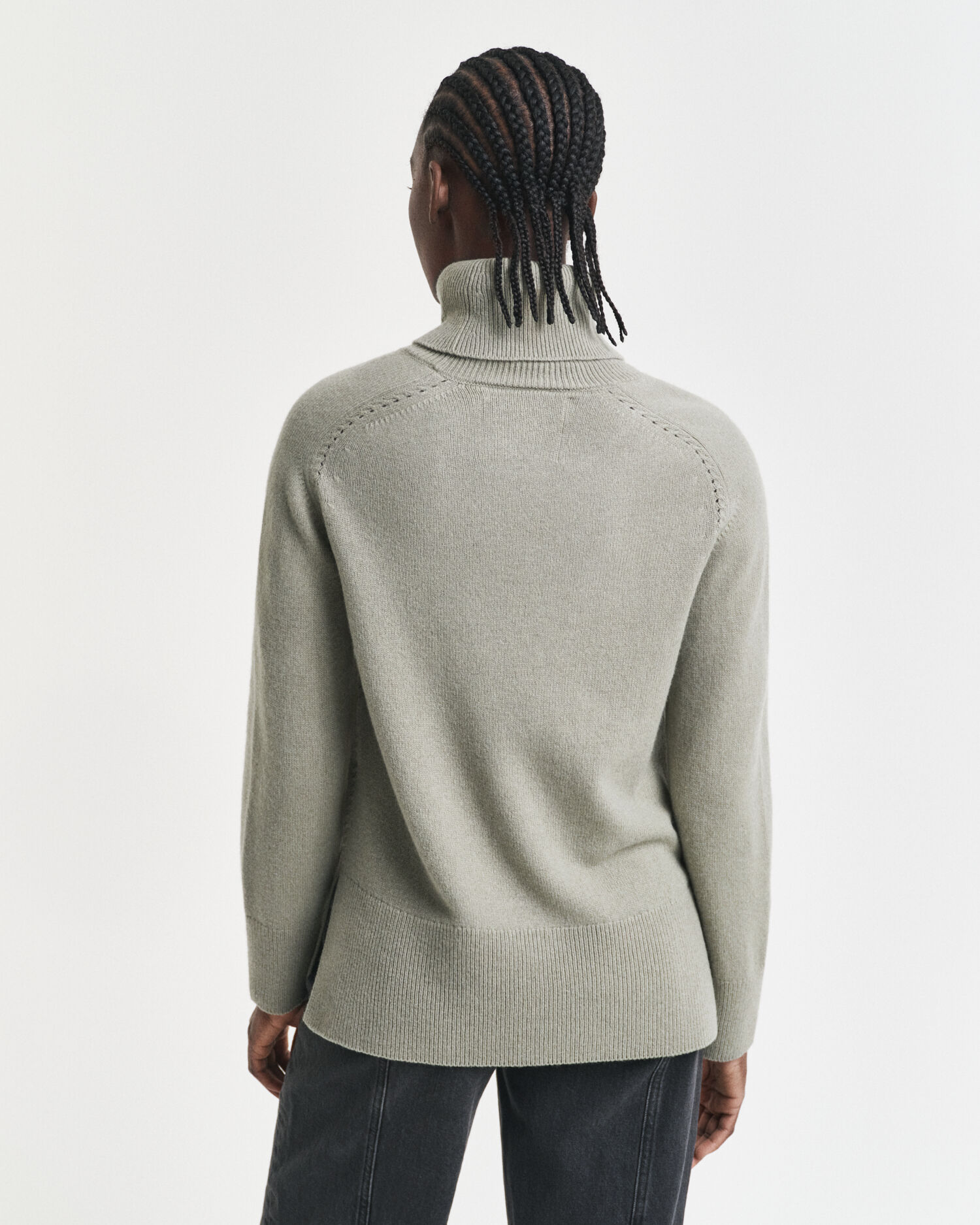 Soft Wool Cashmere Blend Turtleneck Sweater