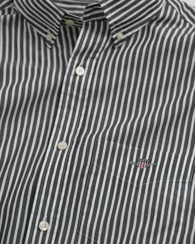 Regular Fit Classic Striped Poplin Shirt