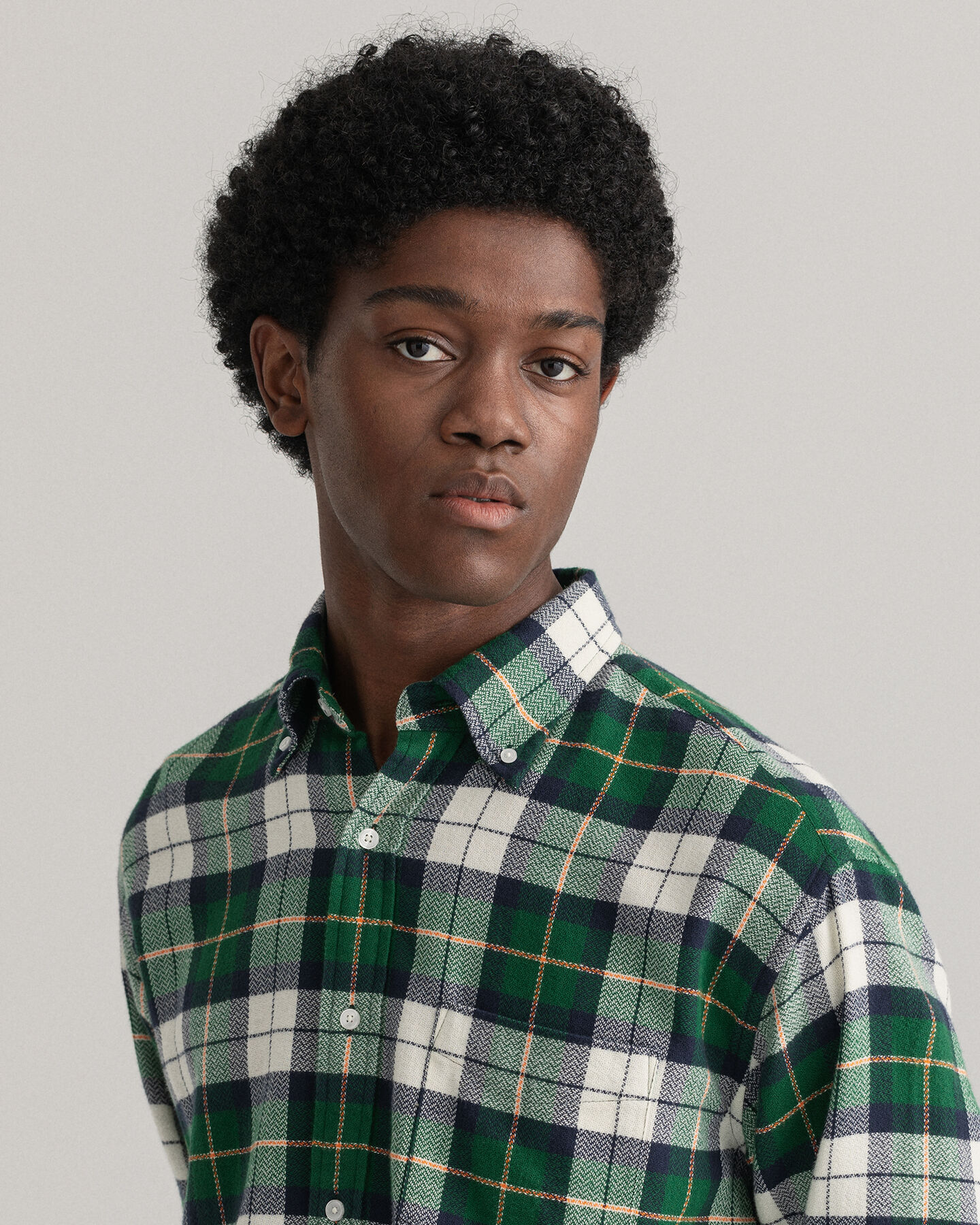 Relaxed Fit Texture Check Shirt
