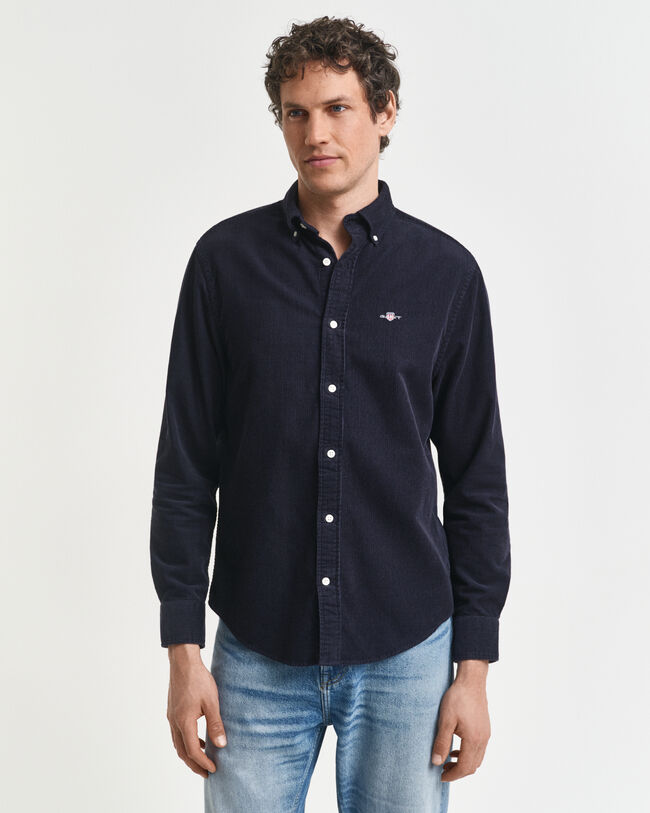 Regular Fit Cotton Corduroy Shirt