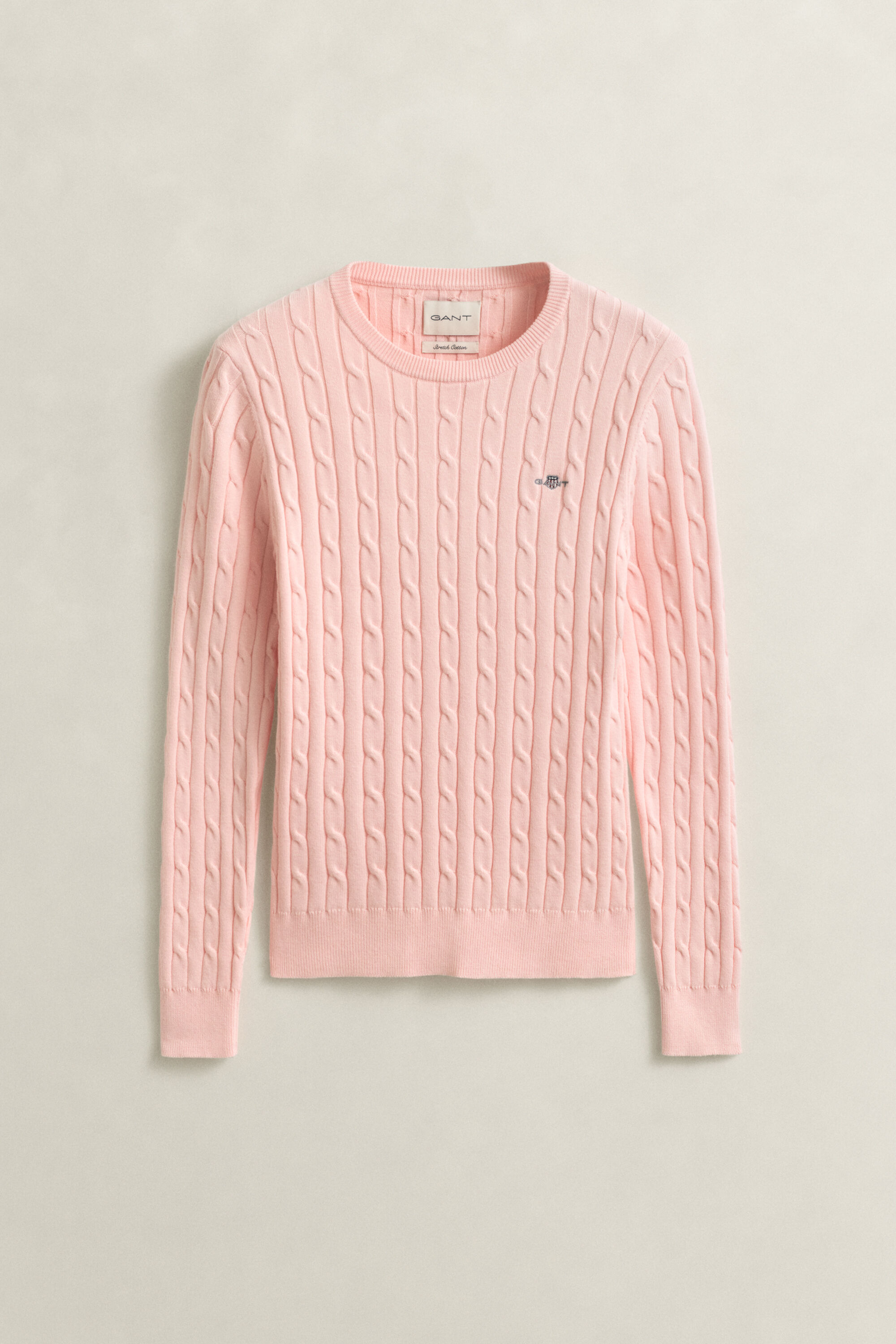 Cable Knit Crew Neck Sweater