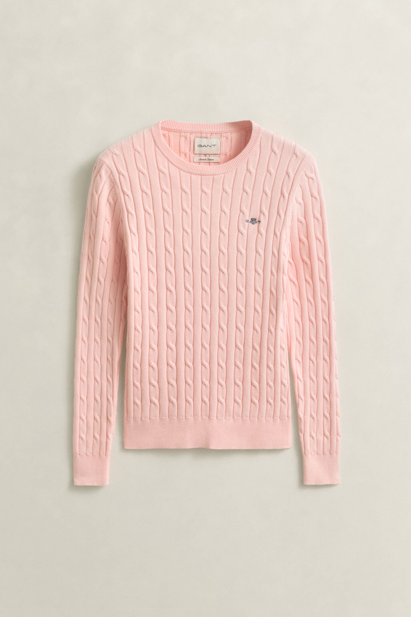 Cable Knit Crew Neck Sweater